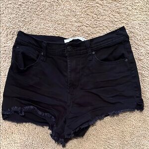 Celebrity Pink Black Jean Shorts